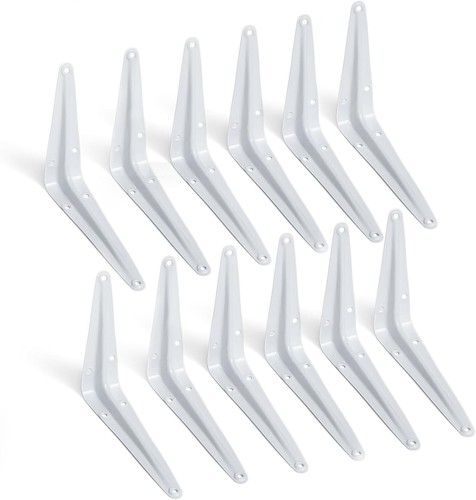 Metal shelf bracket white - bracket,