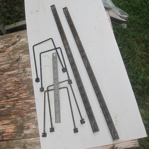 Twin slot shelving brackets - slot,
