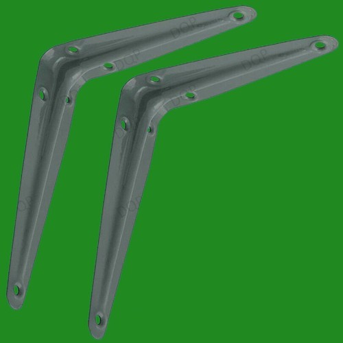 London grey metal shelf - 6x,