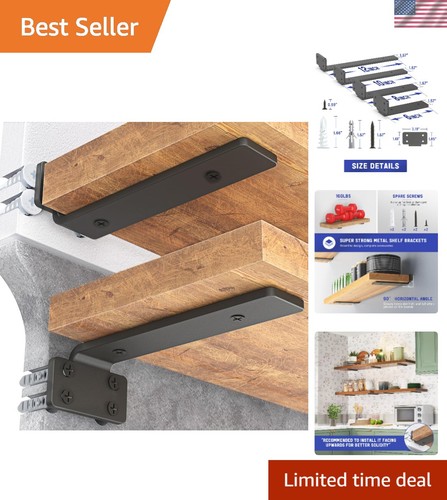 Heavy duty inch - black, shelf