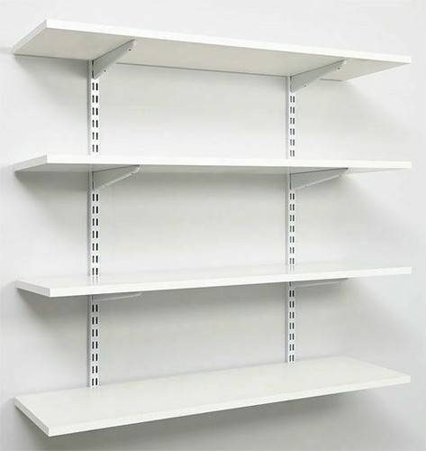 Twin double slot shelving - twin,