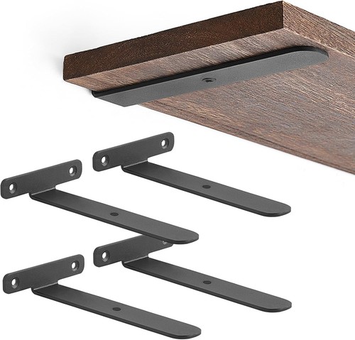 Pack shelf brackets black - 4,