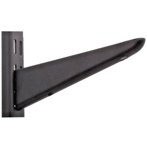 Black twin slot shelving shelf - slot,