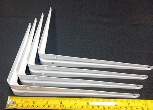 Shelf brackets white 8x10 - shelf,