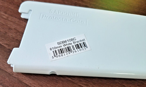 White twin slot 610mm - x,