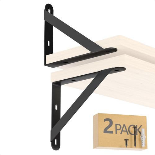 6x4 shelf brackets pack - brackets, 2-pack