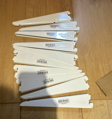 White shelf brackets 220mm - shelf,