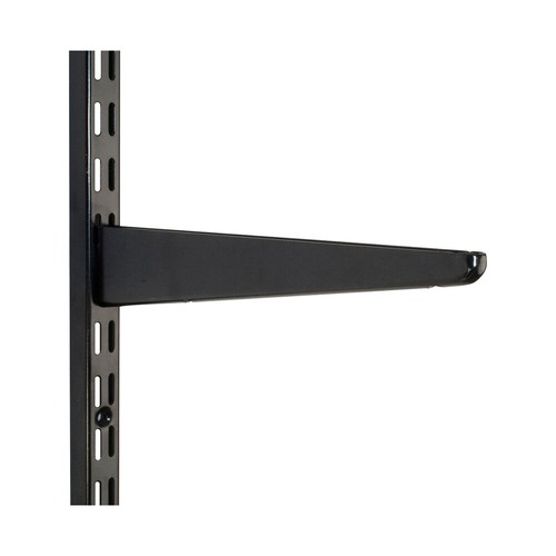 Twin slot shelving - slot, black
