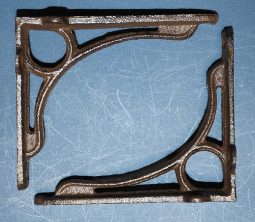 Shelf brackets small curvy - 1-shelf,
