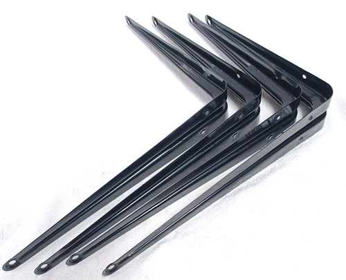 Shelf brackets black 8x10 - brackets,