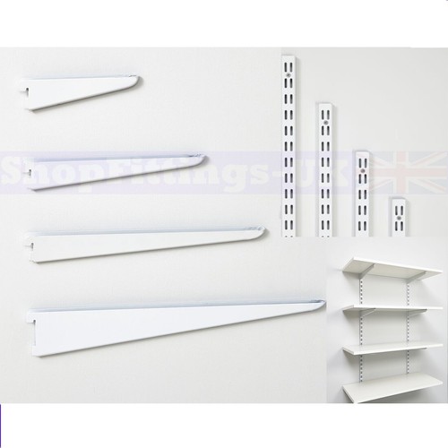 New white twin slot - twin, shelving
