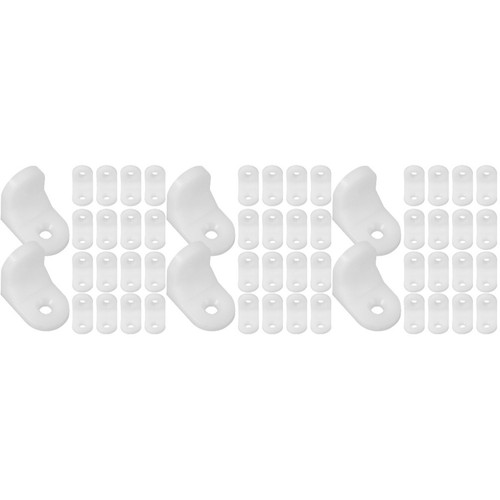 White bracket plastic - l,