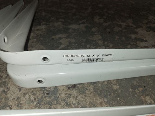 London white metal shelf - 3x,