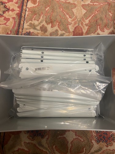 White twin slot - white, shelving